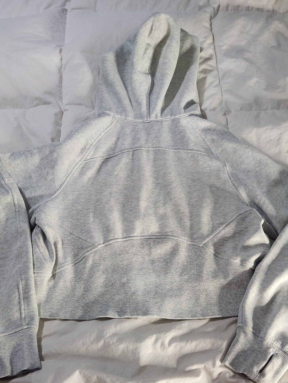 Lululemon Scuba Oversized Half-Zip Hoodie Size XS/S Gray - Picture 7 of 10